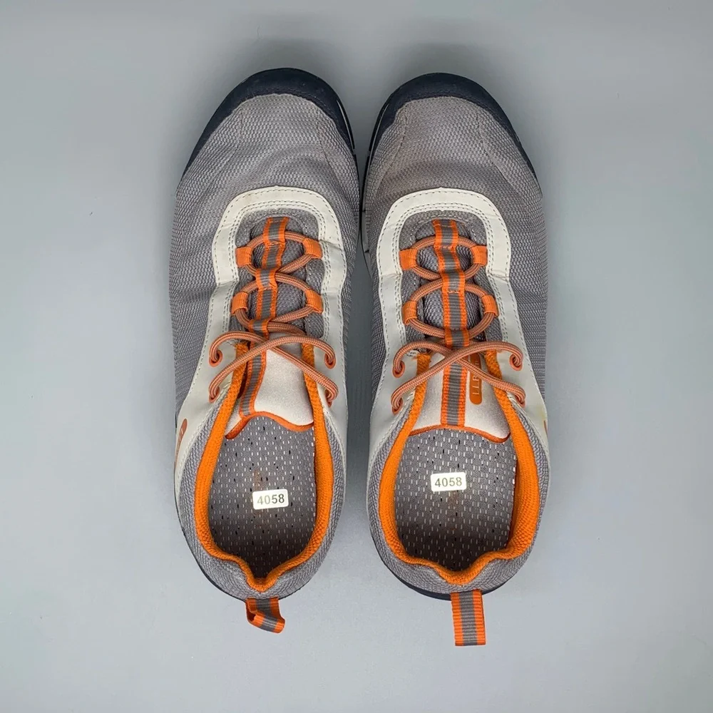 L.L.Bean Gray Orange Water Shoes Men’s Sz‎ 10.5